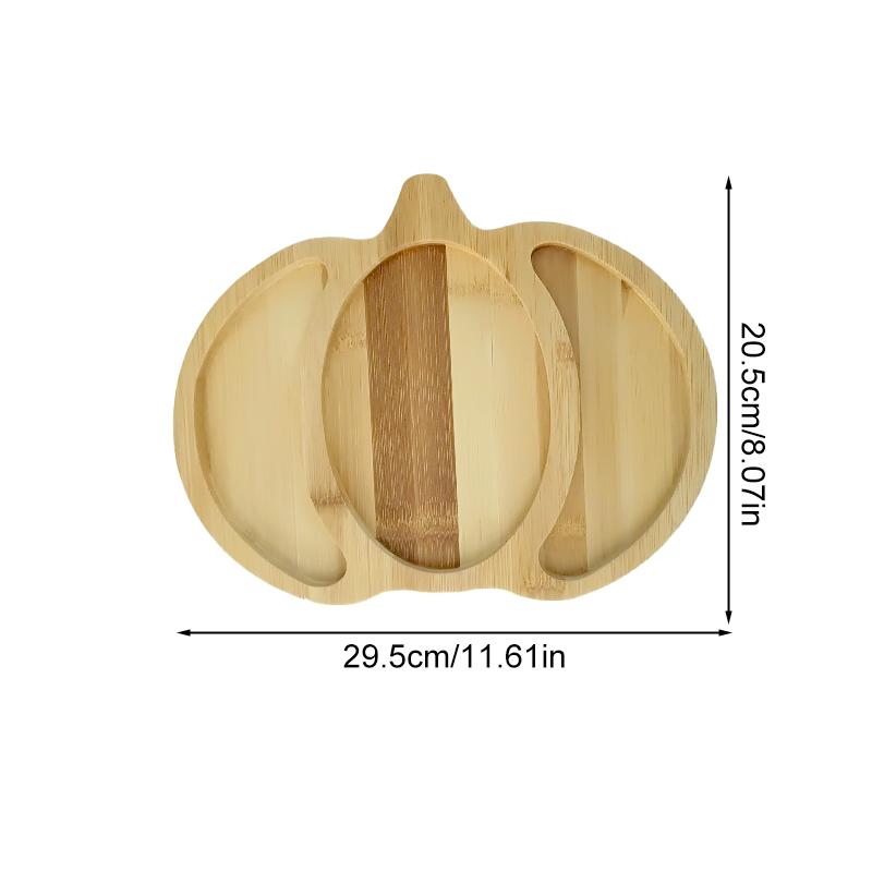 1pc Fruit Christmas Pumpkin Tray Cute Decorative Holiday Party Christmas Halloween Thanksgiving Candy Tray