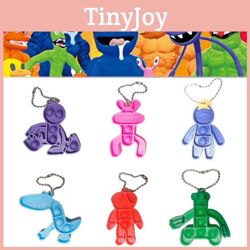 Roblox Rainbow Friends Keychain High Quality Silicone Bag Pendant Doll For Kids Xmas Gifts