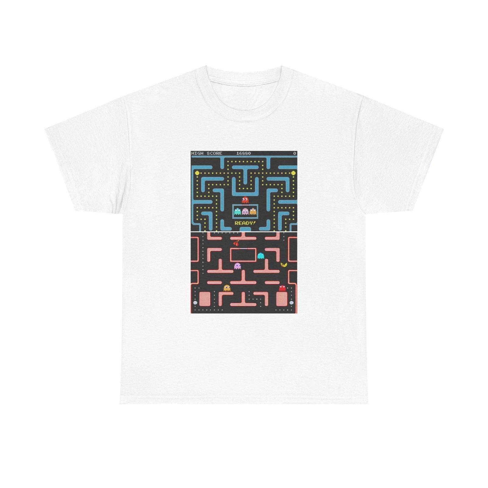 Men s and Women s T-shirts Retro Pacman M