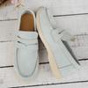 Fashion Women's casual flat loafers with stylish and comfortable muffin bottom