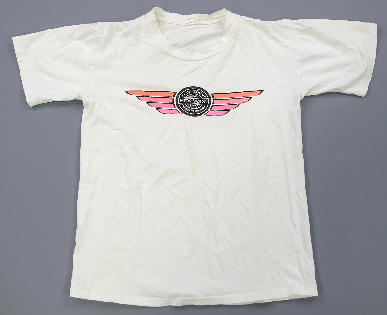 Rare Vintage Mr. Zogs Sex Wax The Best For Your Stick Graphic T Shirt 90s White 4XL