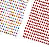 750Pcs/Set 3Mm Diy Phone Car Pc Decor Self-Adhesive   Stickers