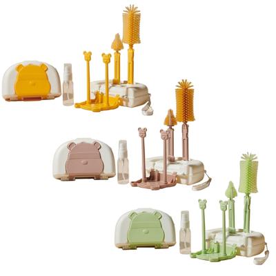 Portable & Versatile Bottle Brush Set All In One Bottle Cleaning Set Convenient Cleaning Solution Essential for Parents