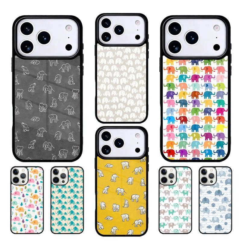 Indian Baby Elephants phone case cover Compatible with for IPhone 17air 16e 15 14 13 12 11Pro Max 17 Air