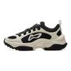 Li Ning Milkshake Soft Rebound Retro Thick Sole Shock Absorbing Wear Resistant Low Top Casual Shoes Women Sneaker Black Brown AGCU404-1