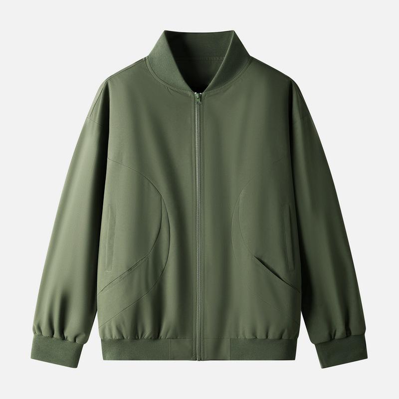 Giacca da Uomo Ultimo Modello con Collo Alto Giacca Casual da Uomo Vestibilità Comoda Giacca Cardigan