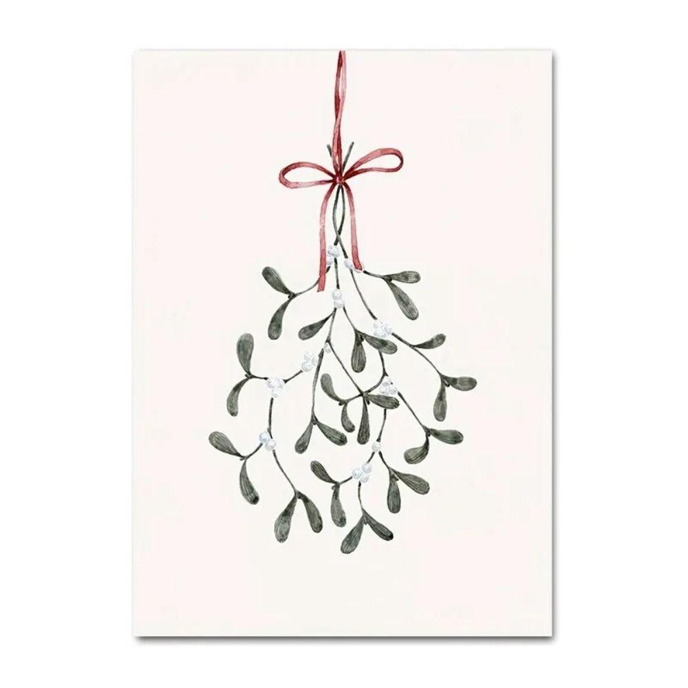 Vintage Christmas Metal Wall Decoration, Holiday Sticker Sign