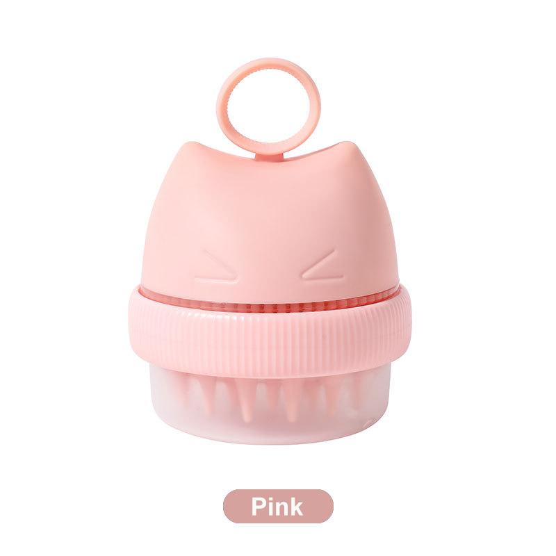 Silicone Shampoo Head Scalp Massage Brush Silicone Body Brush Hair Washing Comb Bath Spa Shower Brush Add Liquid Bathing Brush