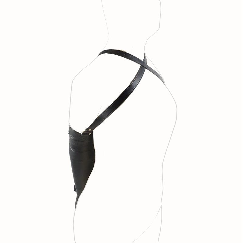 Single-Hand Reverse Glove Restraint for BDSM Training