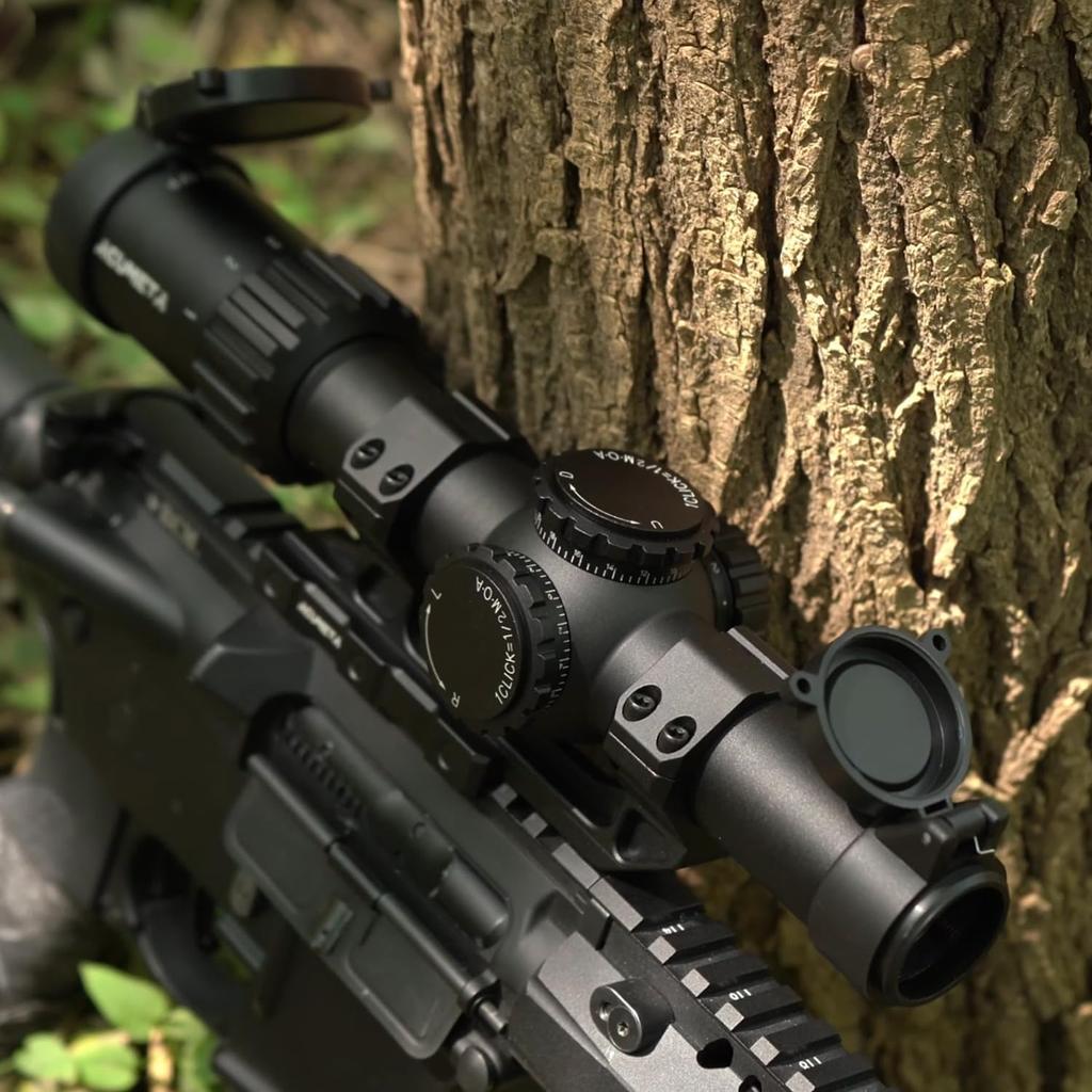 ACUMETA Oculus 1-10X24 SFP Riflescope, 30mm Tube Hunting Riflescope with 20mm Rail Scope Mount