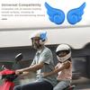 1 Pair Motorcycle Helmet Wing Decoration Adhesive Universal Cycling Scooter Bicycle Motorbike Skateboarding Helmet Decorative Wing Helmet Accessories