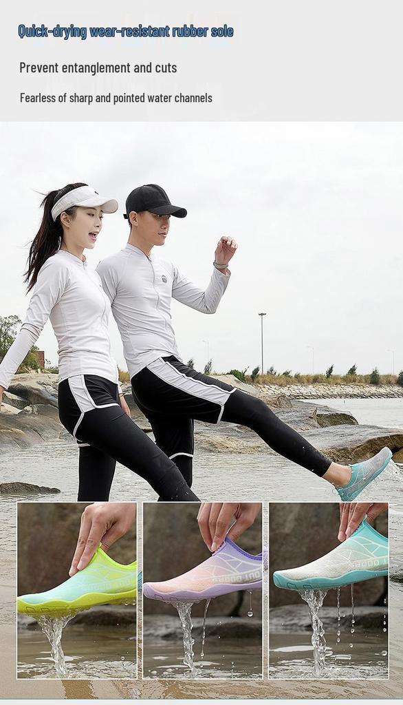 Unisex Quick-Dry Non-Slip Water Shoes for Outdoor, Beach, and Swimming