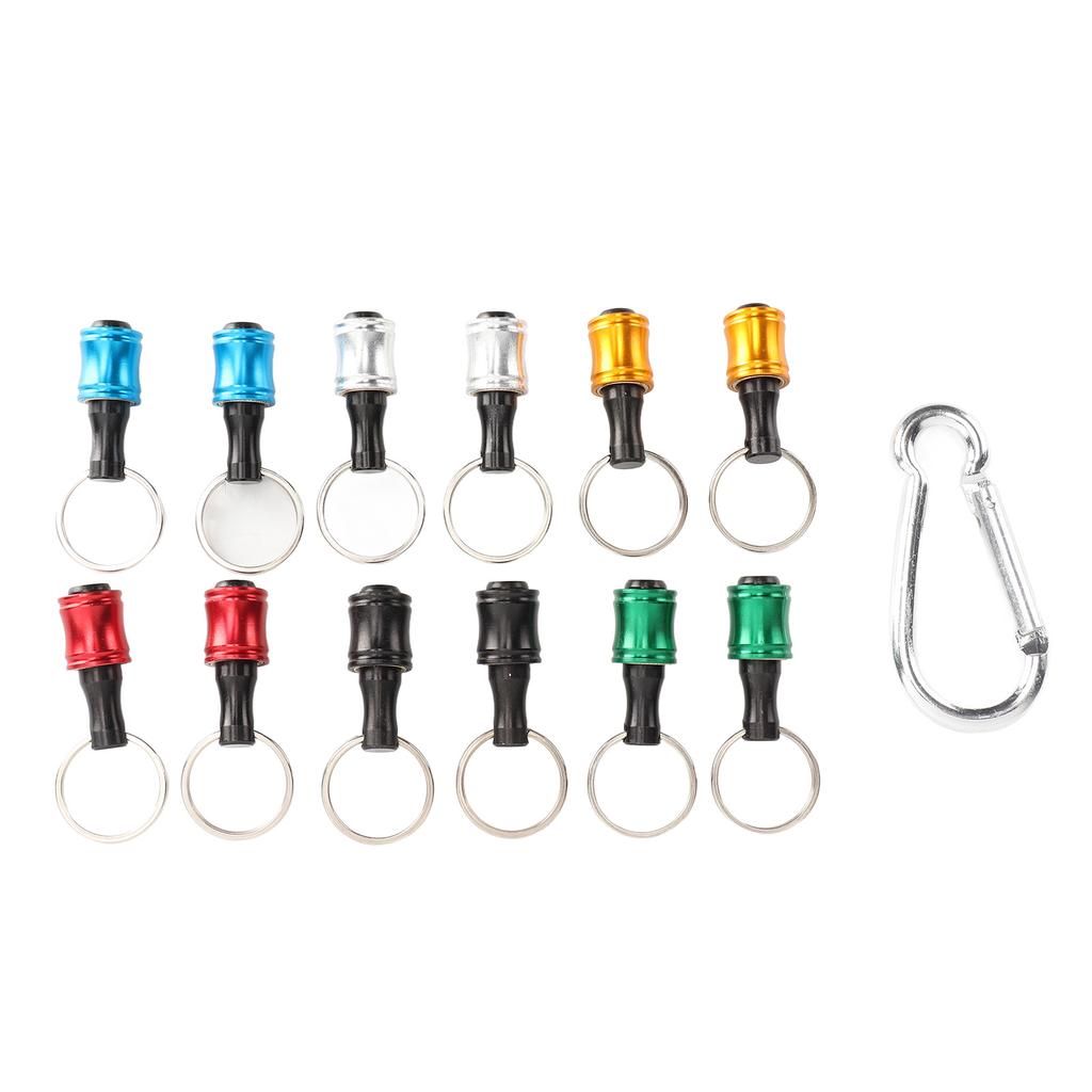 Hex Shank Keychain Screwdriver Bit Holder Quick Release Screwdriver Drill Bit Holder Set