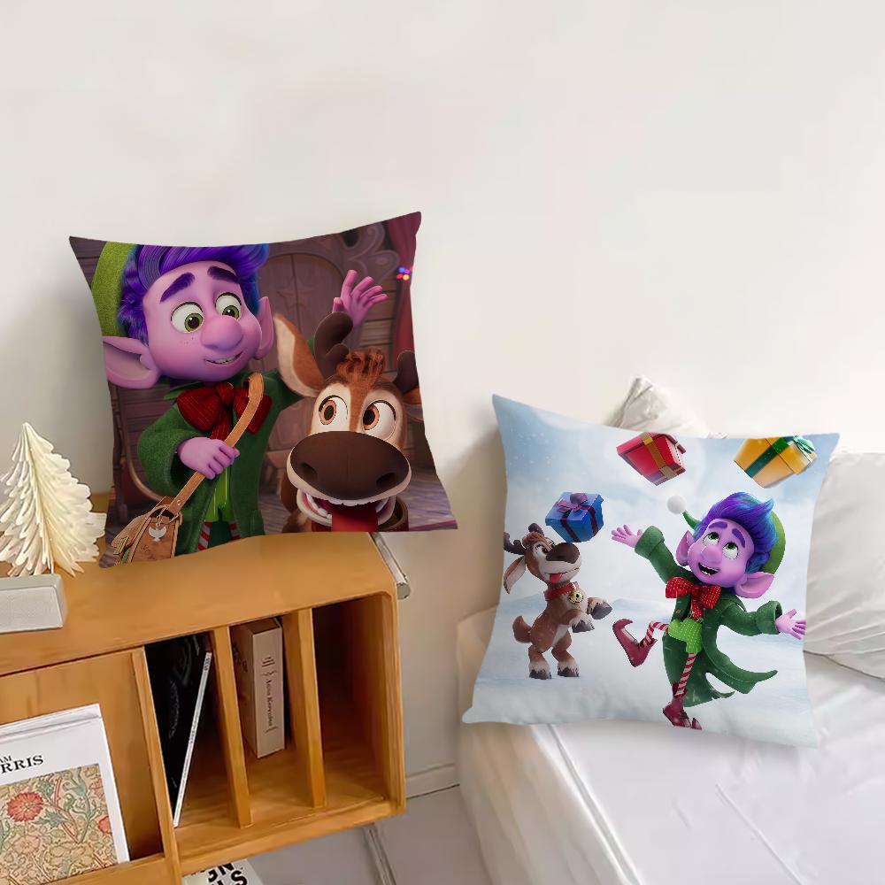Mission Santa 2025 Cartoon cushion cover Pillow Cover Decoration Room Home Sofa living Office Car Nordic Simplicity