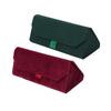 1/2/3PCS Velvet Triangle Folding Glasses Women Case Elegant Sunglasses Case Purse Hard Men Elegant Reading Glasses Box NEW