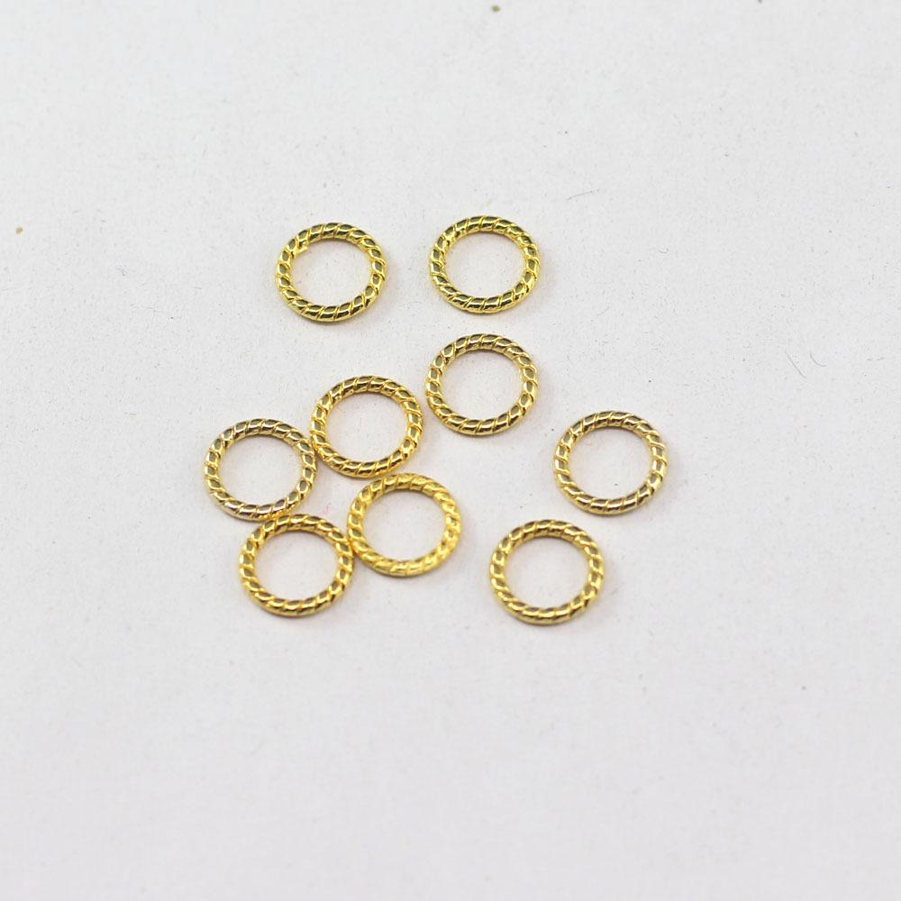 

Европейско-американское геометрическое рельефное круглое ожерелье, аксессуар своими руками Medium (Hole Diameter 6mm)