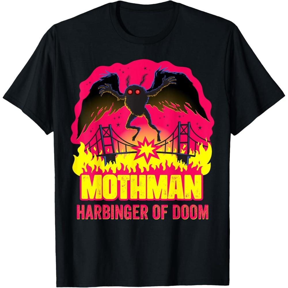 Mothman Harbinger Of Doom Folklore Creepy Cryptid Creature T Shirt 4XL
