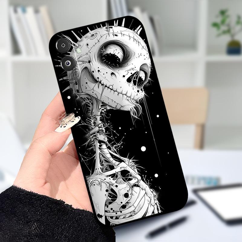 For Samsung F14 M14 5G Soft Case Fashion Printing Black Silicone TPU Phone Cover For Samsung Galaxy A14 4G 5G Shockproof Cases