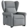 VidaXL Fauteuil inclinable électrique gris clair tissu 3303394