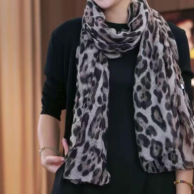 

Литературный И Простой Сращивающий Цветочный Шарф Женский Осенний Универсальный Атмосферный Весенний И Осенний Теплый Шелковый Шарф