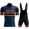 BERRIA Team Cycling Jersey Sets Summer Short Sleeve Mens Road Racing Bike Clothing Breathable MTB Bicycle Bib Suit Ropa Ciclismo