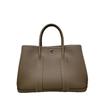 Borsa da giardino cucita a mano con filo cerato, ferramenta interamente in acciaio, borsa da donna portatile in pelle bovina primo strato con motivo a collo di mucca Ntogo