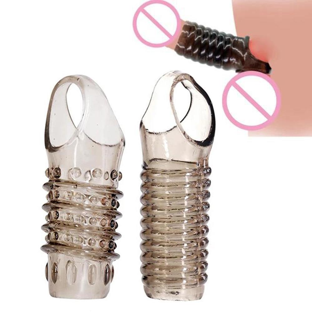 Cock Ring Reusable Silicone Delay Ejaculation Stronger Erection Sex Toys Adult Supplies Linen Nozzle Rings Cock Sex Toys For Men