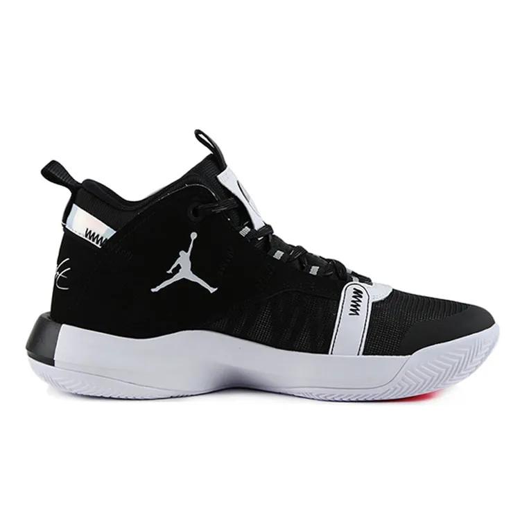 Air Jordan Jumpman 2020 PF 'Metallic Silver' (Unisex) Black / Metallic Silver / White Basketball Shoes BQ3448 006
