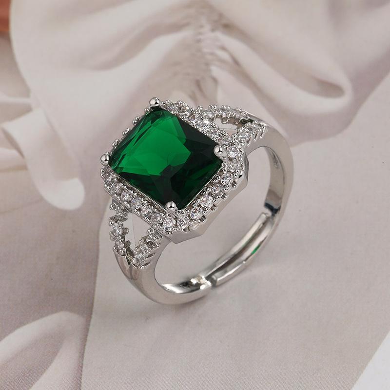 Elegantný nastaviteľný otvorený prsteň so zirkónom pre mužov a ženy – Luxusný a jedinečný dizajn