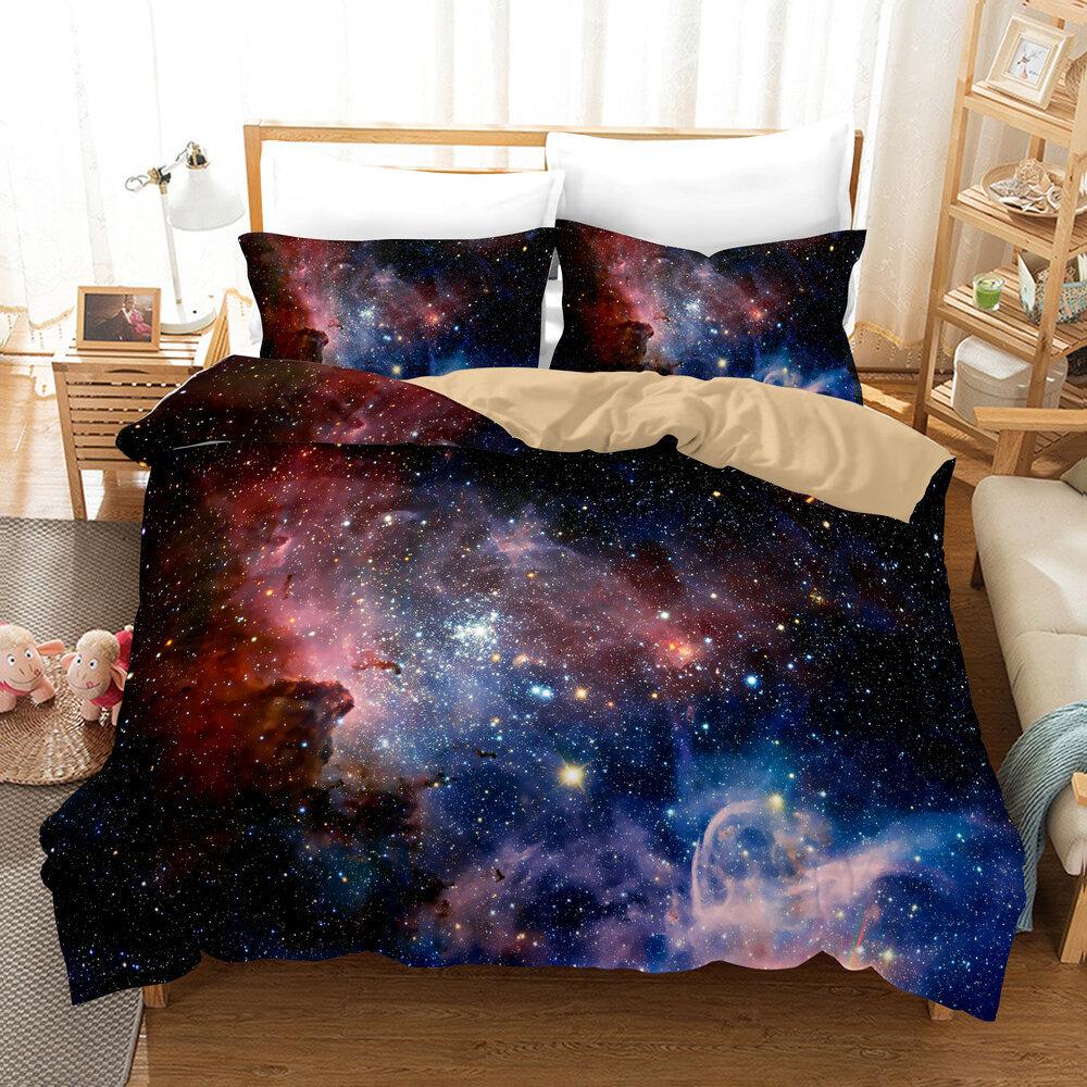Space Planet E-Commerce Three-Piece American 3D Digital Printing Kit