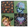 Bizarre Stone Ocean Print Handkerchief Jolyne Approximately 50cm JoJo's Adventure (Green) Kujo/S F 000125-0001-01