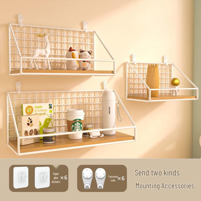 Punch-Free Wall-Mounted Camera Shelf: Multi-Functional Security & Storage Solution