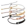 Adjustable Stainless Steel Butterfly Bracelet with Engravable Curved Bar
