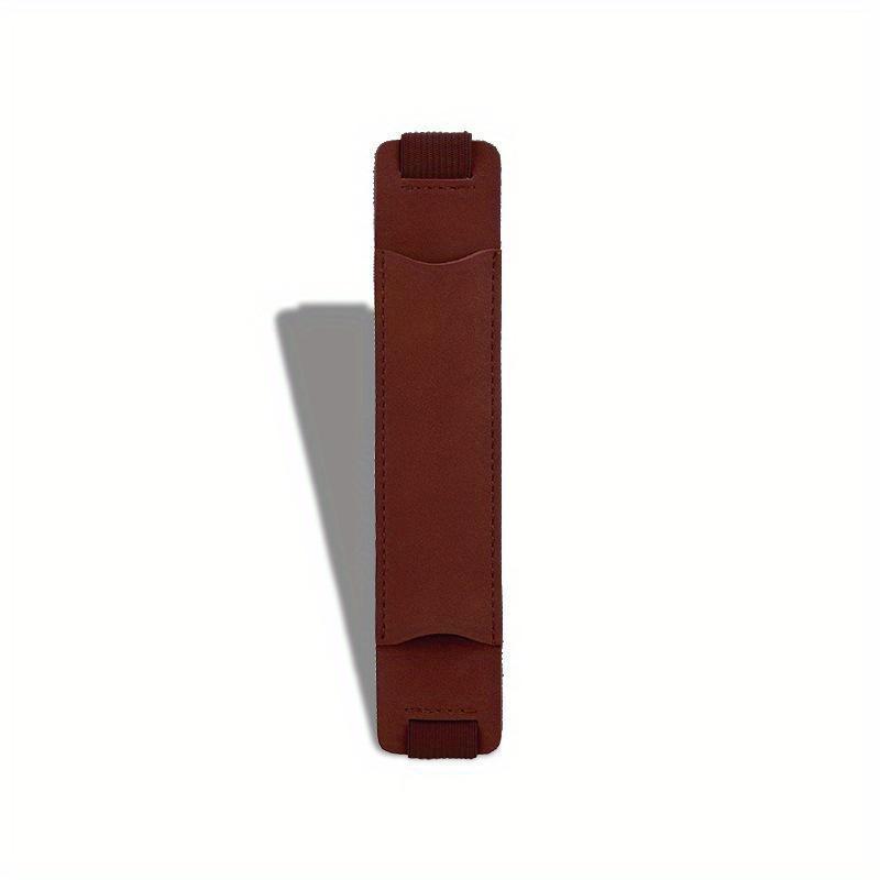 PU Leather Pen Bags Portable Pen Case Elastic Band Pen Sleeve Pouch Pointpen Holder School Office Supplies Handcrafted Gift