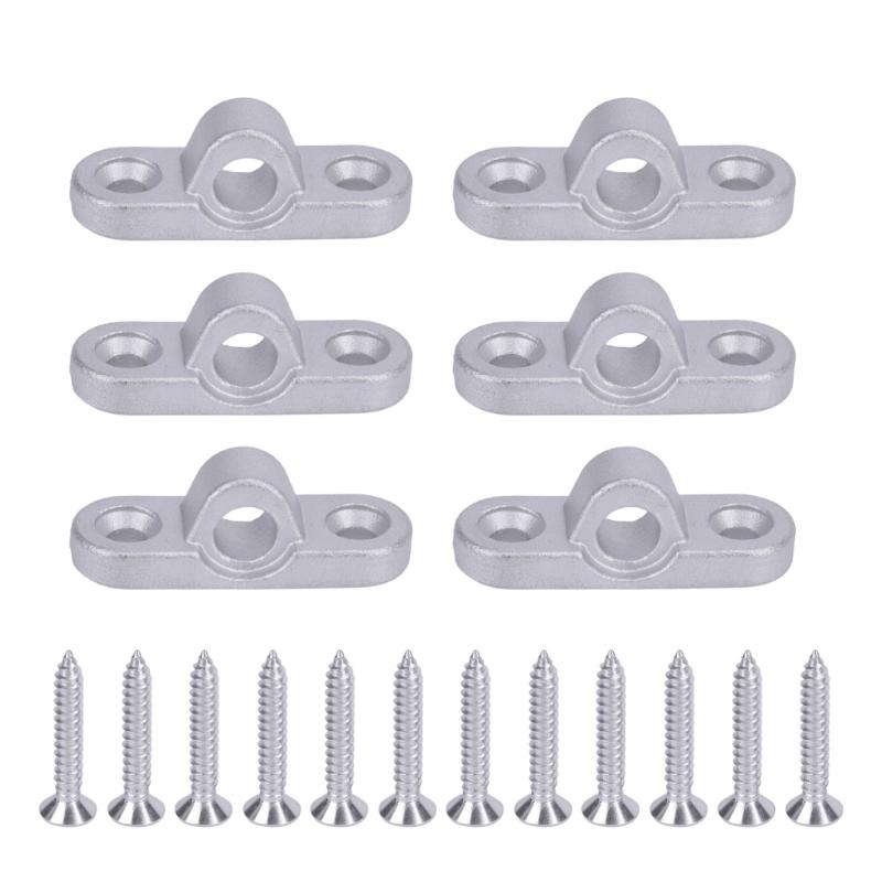 Shade Curtain Mounting Clip Wall Eyelets Stainless Steel Sunshade Fixing Buckle for Motorhome Awning Panels