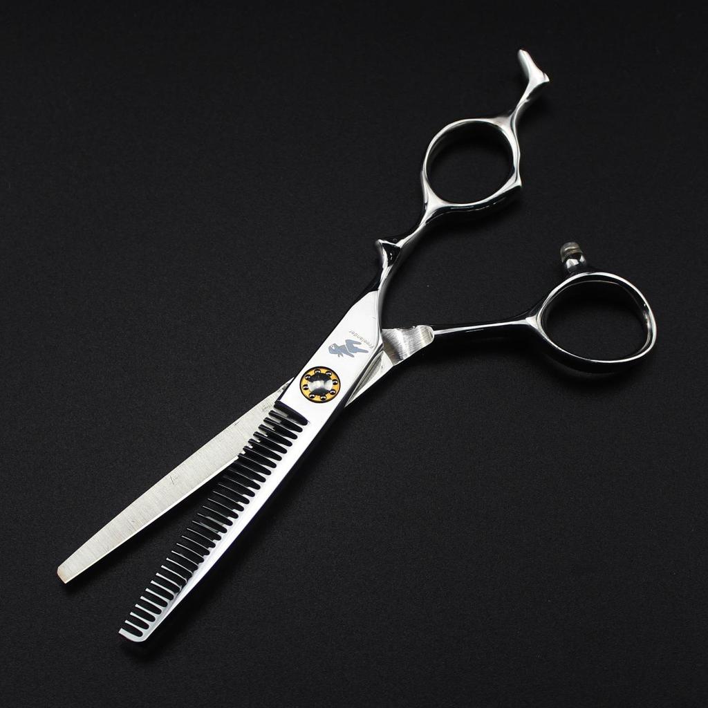 SHY-02 6" Shenxingzhe Hairdressing and Barber Scissors - Straight, Bangs, and Thinning Scissors with Bearing Screw