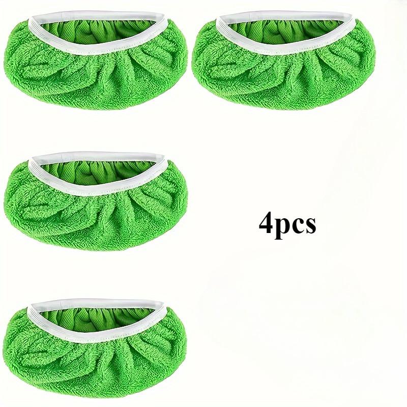 4pcs Reusable Microfiber Mop Pads  Super Absorbent, Washable, Durable, Replacement Cloths for Flat Floor Mops - Easy To Clean Wet/dry Highly Absorbent
