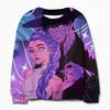 Girl K-pop Demon Hunter Fashion Casual Sweatshirt Movie,new Arrivals children,K-pop Trendlong-sleeve Crewneck Top
