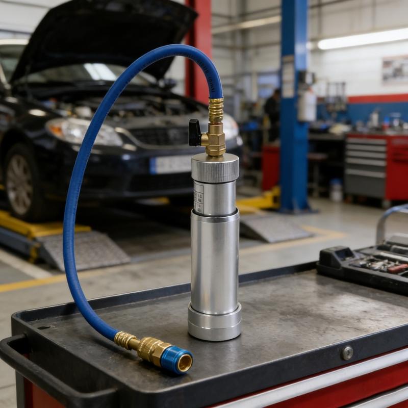 Professional Automotive Refrigerants Changer AC Oil Dye Injector For Car Air Conditioning Maintenance And Repair