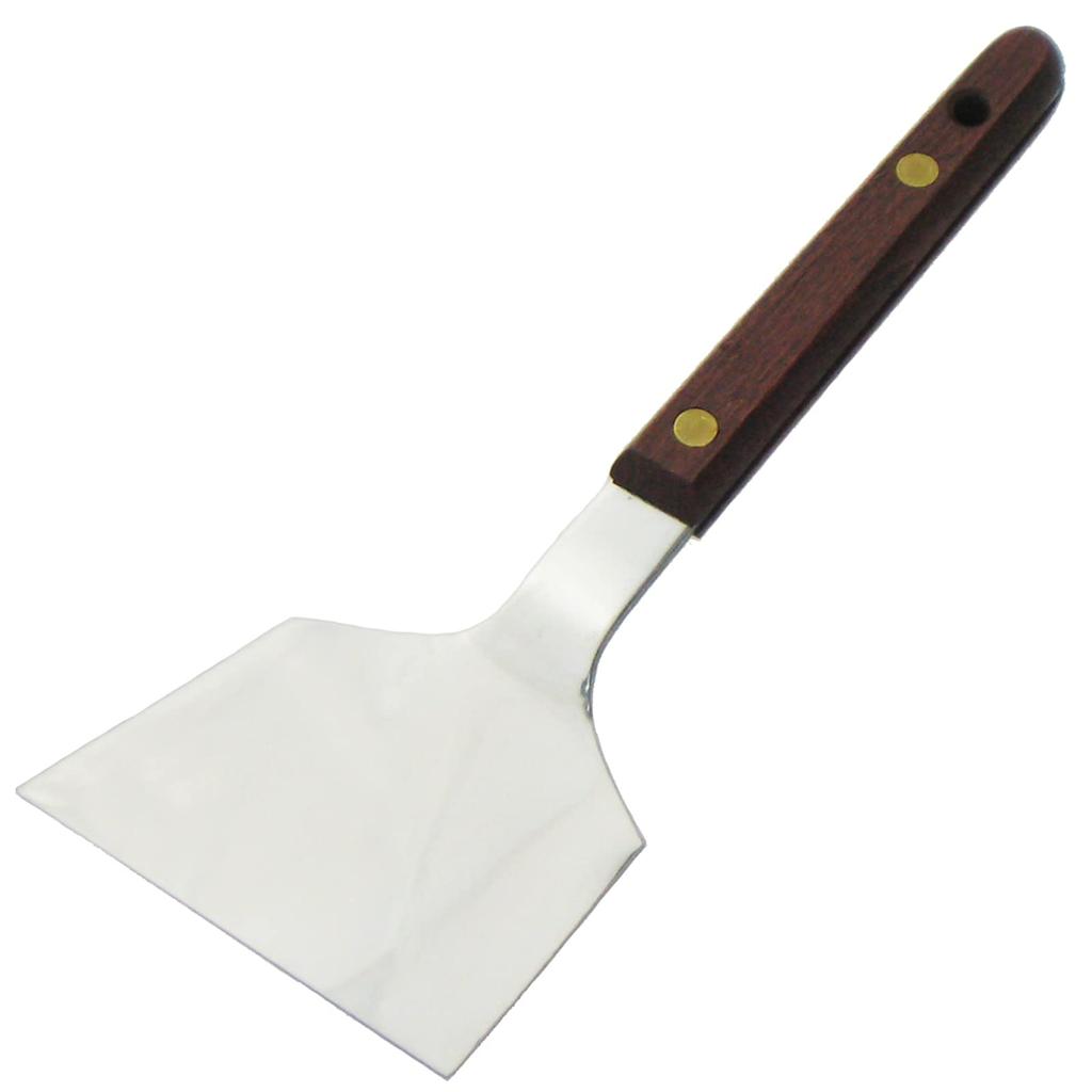 Nagao Okoshikin Okonomiyaki Wooden Made in Japan Tsubame-Sanjo Spatula, 7.5cm Wide, Handle,