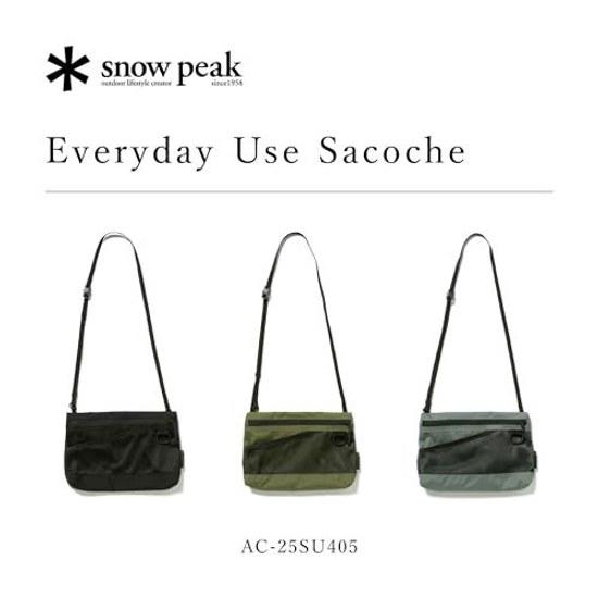 Snow Peak Everyday Use Sacoche Shoulder Bag 2L Resistant Dirt Heat