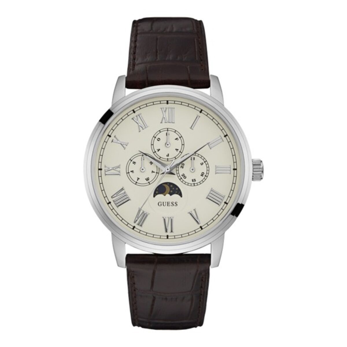 

Guess W0870G1 Мужские часы (Ø 44 мм) TU прозрачный