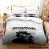 Gioco Metal Gear Solid Solid Snake Set Biancheria da Letto Singolo Piazza e Mezza Matrimoniale Queen King Size Set Letto Adulto Bambino Camera da Letto Set Copripiumino Anime