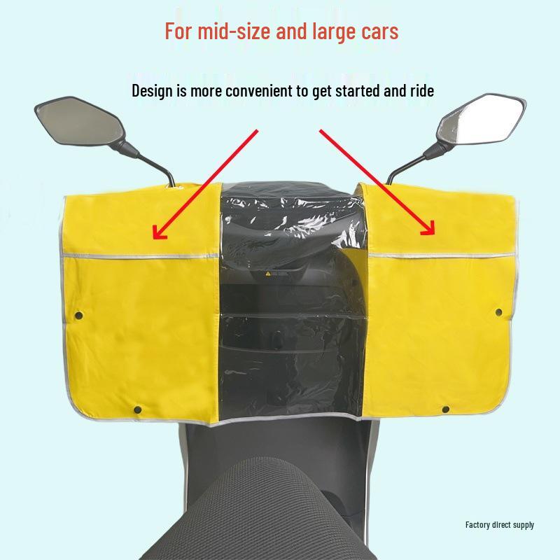 Waterproof Electric Car & Motorcycle Rain Cover for Handlebar, Dashboard, Pedal & Console