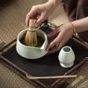 4Pcs/Set Japanese Matcha Tea Set Bamboo Matcha Whisk Scoop and Holder Matcha Bowl Tea Maker Tool Set Ceremony Accessories New
