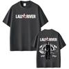 Singer Lali River Tour 2026 Print Tshirt Men Women Fashion T-shirts Summer Short-sleeved Loose Casual Cotton Retro T-shirts