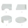 Stampo per colata in silicone versatile Stampo in resina epossidica Stampo per sottobicchieri versatile rotondo/quadrato/rettangolare Strumento per la creazione di gioielli