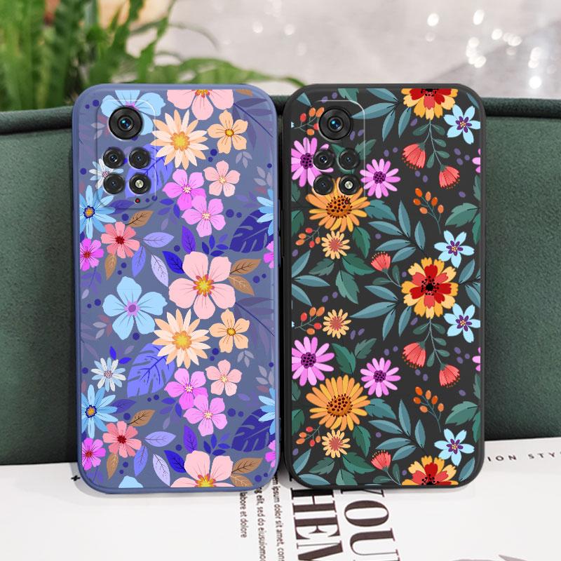 Auffällige Blumen Handyhülle Für Xiaomi Redmi Note 15 Pro Plus 4G 5G Silikonhülle