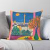 Berlin Skyline Quadratisches Kissenbezug Polyester Leinen Samt Bedruckt Reißverschluss Dekorative Wurfkissenhülle Haus Kissenbezug 45x45