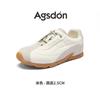 Augustine white German training shoes women's 2025 new autumn platform ballet retro single shoes casual sports board shoes
